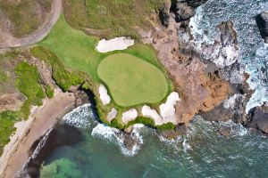 Cabot Saint Lucia (Point Hardy) 16th Green Aerial